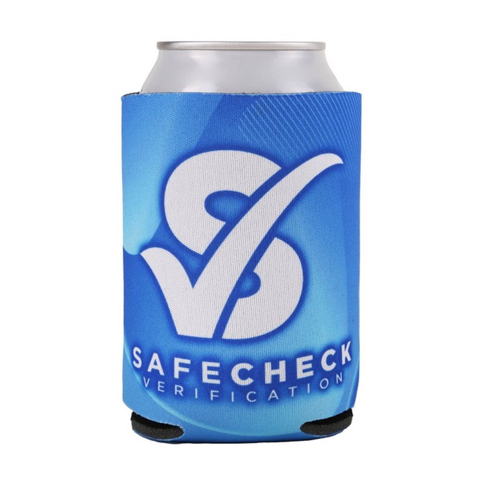 DC124CP-BEC Recycled Can Cooler With Full Color Custom Imprint