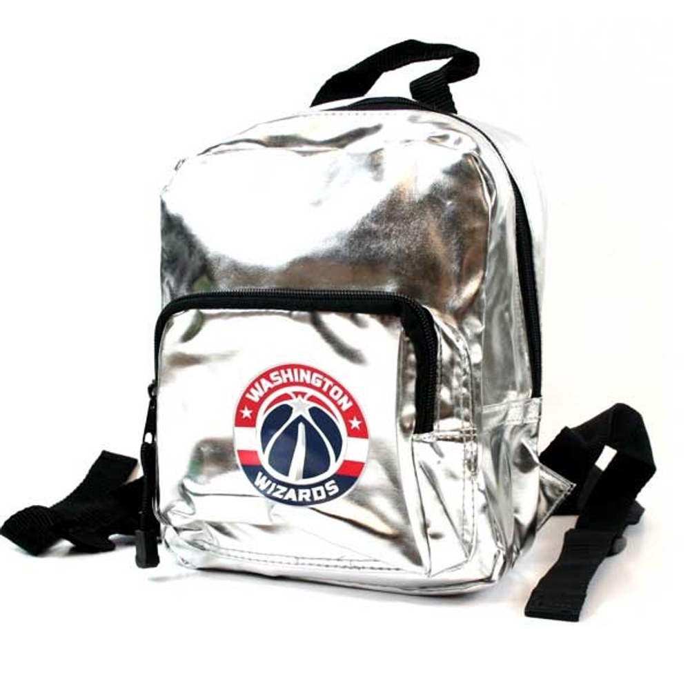 Washington Wizards Bags - Silver Mini Go Style Backpacks