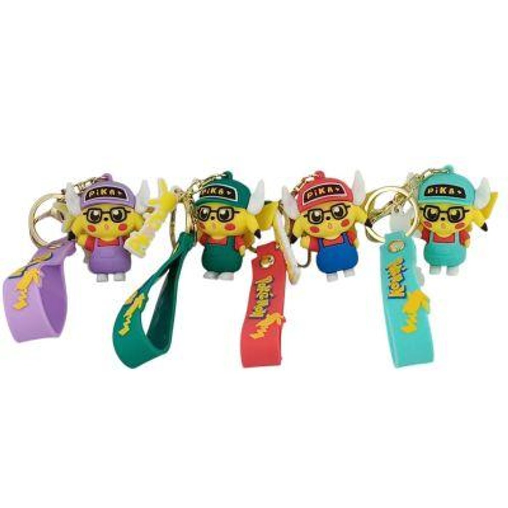 PVC Keychain 3" Anime Pocket Monster Mix Backpack Charm (K1138)