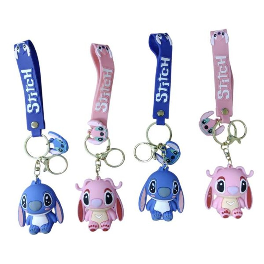 PVC Keychain 3" Alien 3D Mix Backpack Charm (KC-T580)