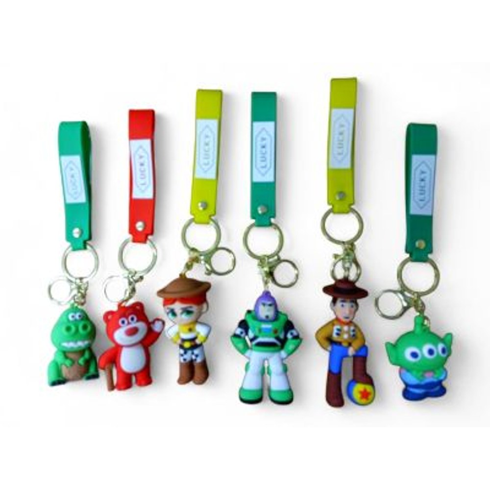 PVC Keychain 3" Toy Story Assortment Backpack Charm (0139)