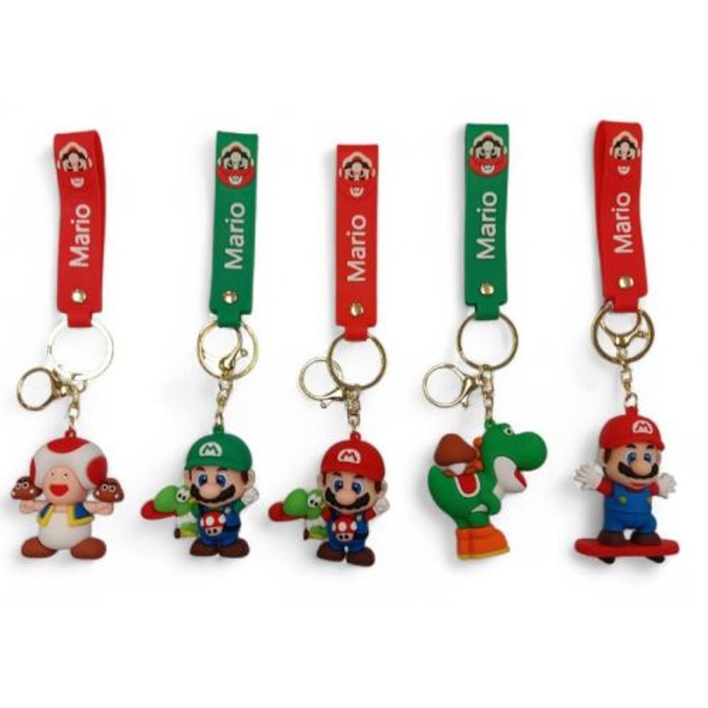 PVC Keychain 3" Mario & Friends Assortment Backpack Charm (AL0151)
