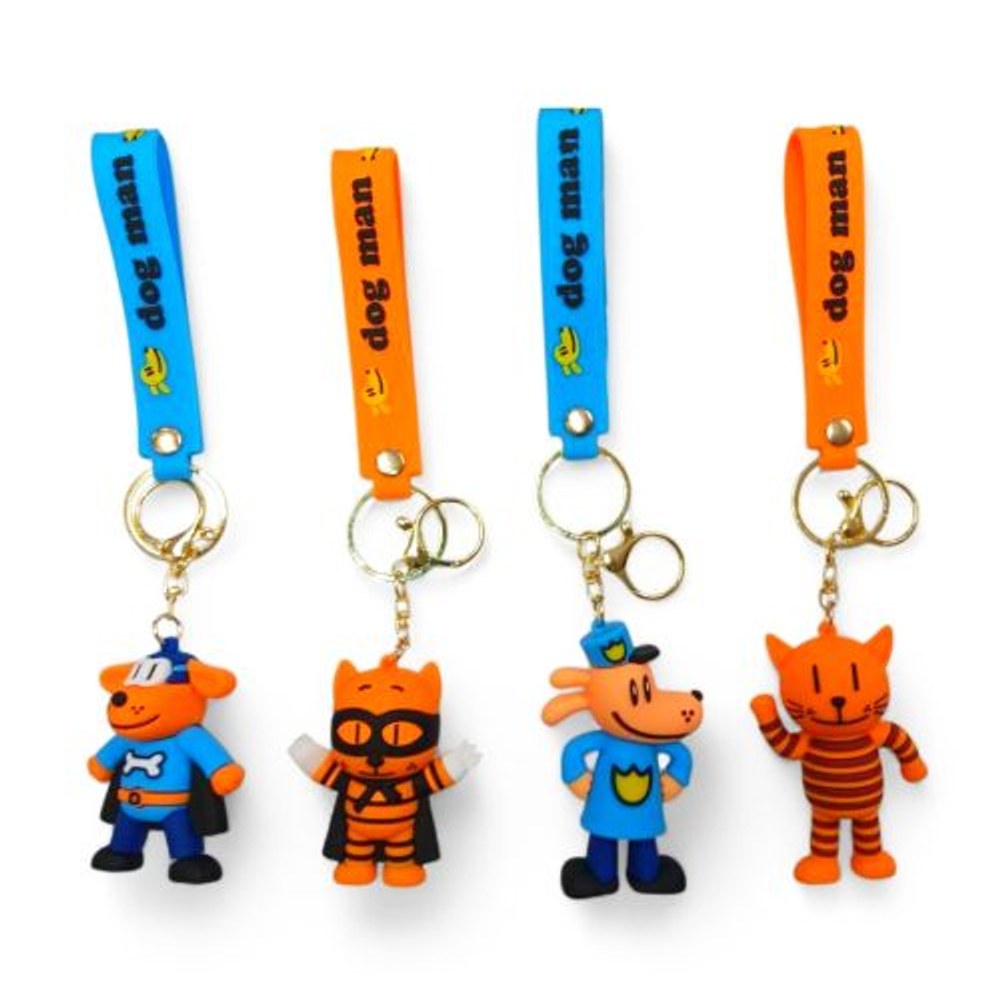 PVC Keychain 3" Dogman Assortment Backpack Charm (AL1052)
