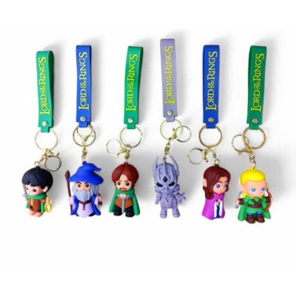 PVC Keychain 3" Lord of the Rings Assortment Backpack Charm (1029)