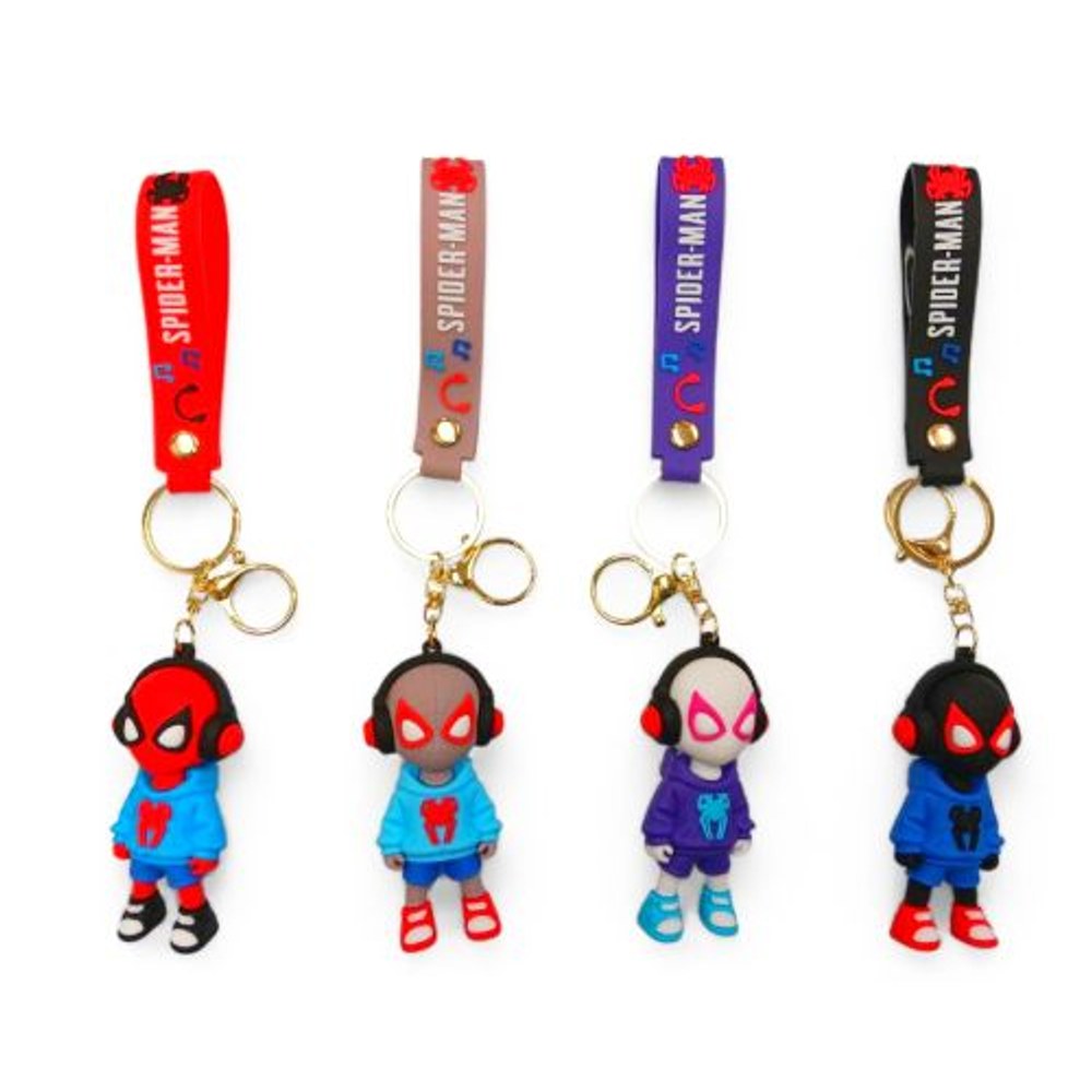 PVC Keychain 3" Spidey & Friends Assortment Backpack Charm (AL8023)