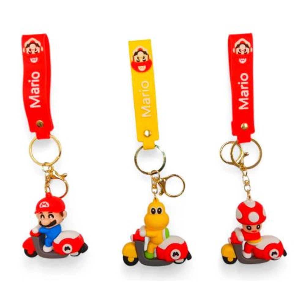 PVC Keychain 3" Mario Friends Assortment Backpack Charm (AL8042)