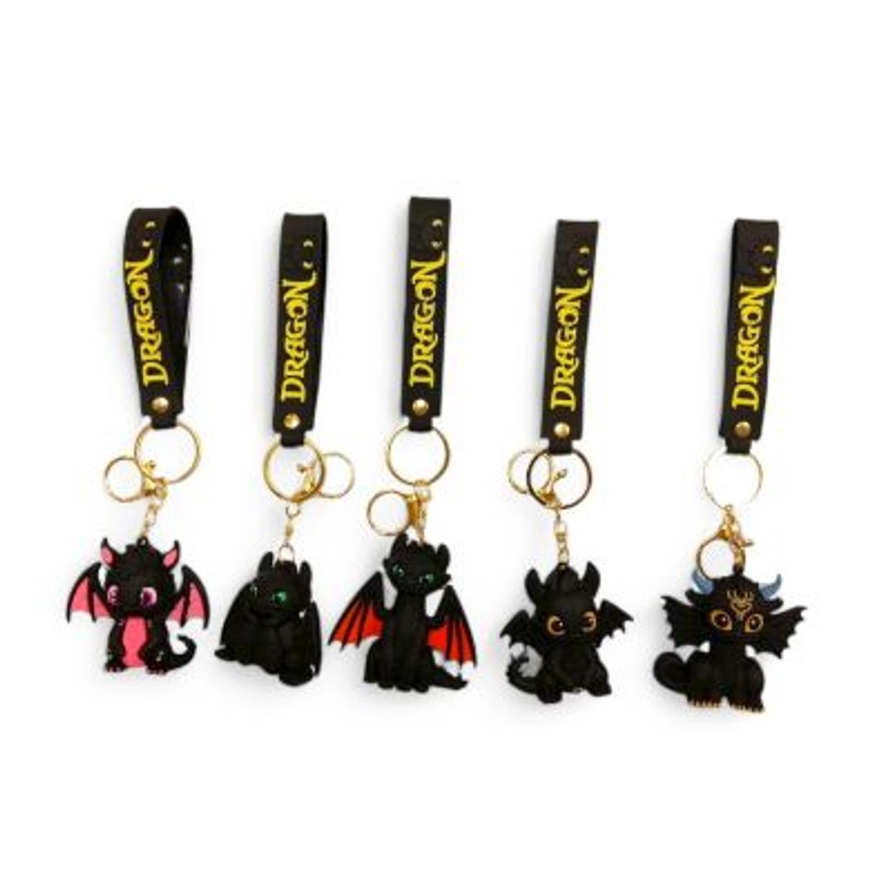 PVC Keychain 3" Toothless Assortment Backpack Charm (AL8072)