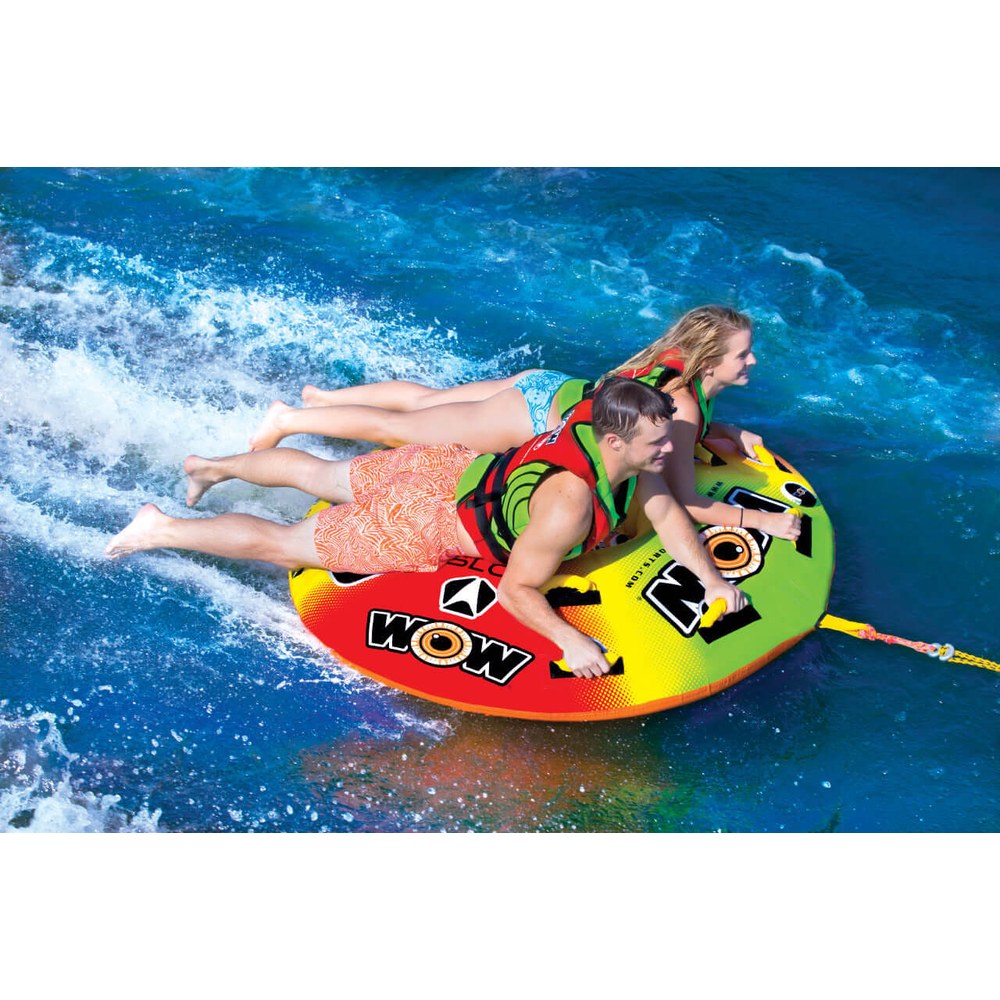 WOW Sports Uto Galaxy 1-2 Person Towable Water Tube For Pool and Lake (18-1080)