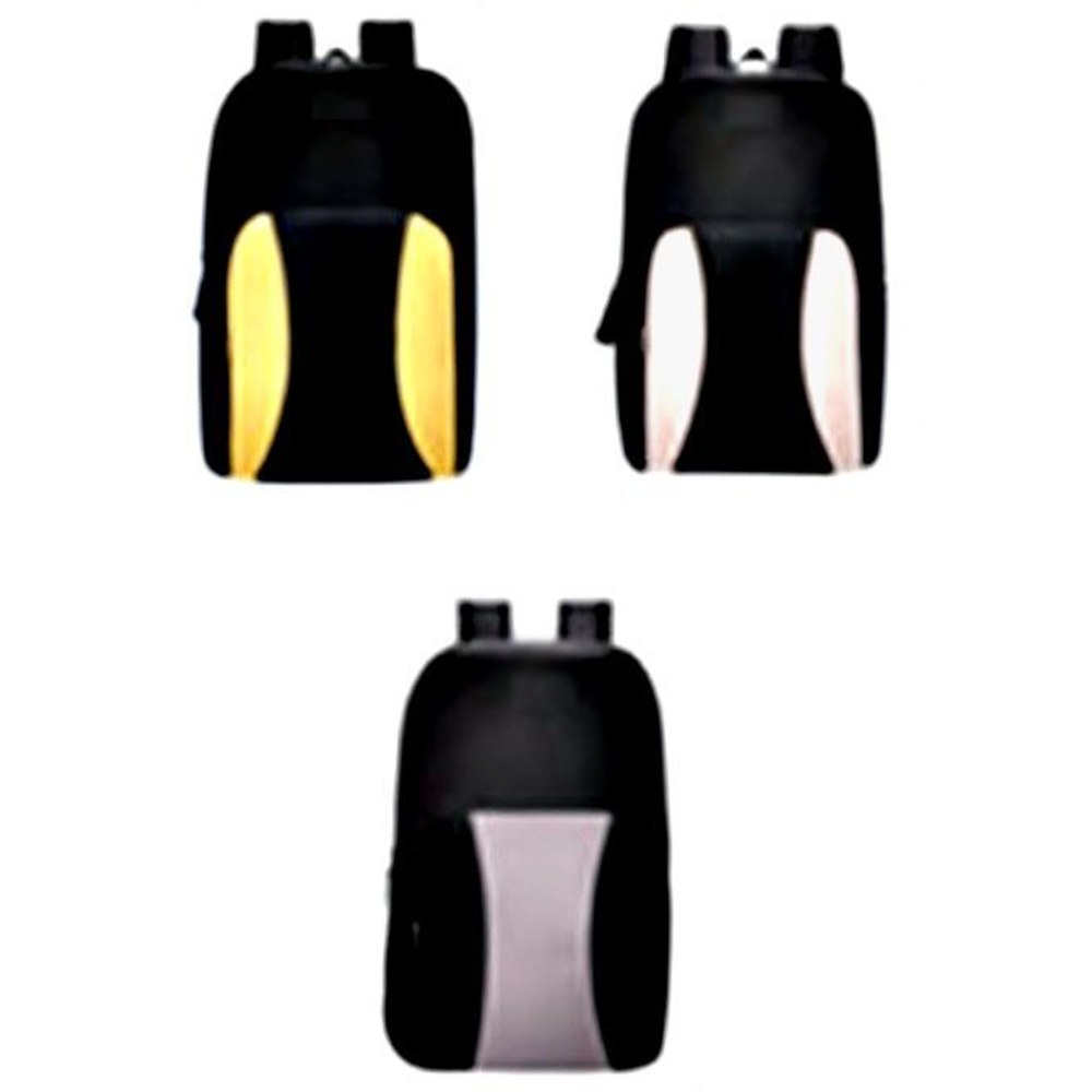 24 Wholesale 17" Two Tone Padded Backpack W/ Adjustable Straps