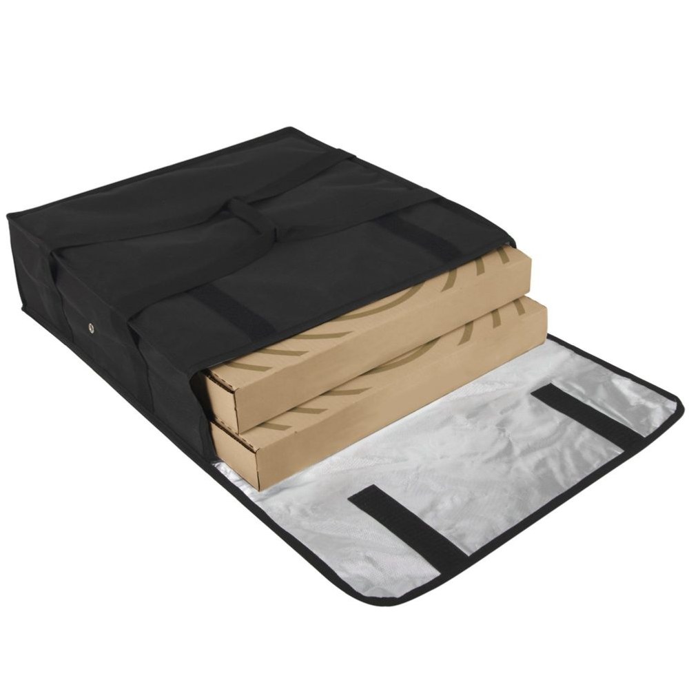 24 Wholesale Trailmaker Insulated Pizza Carrier With Handle Black